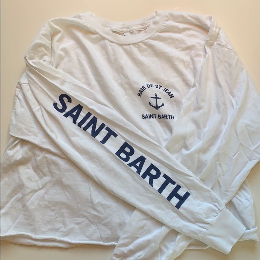 SAINT BARTH LONG SLEEVE BRANDY MELVILLE TEE